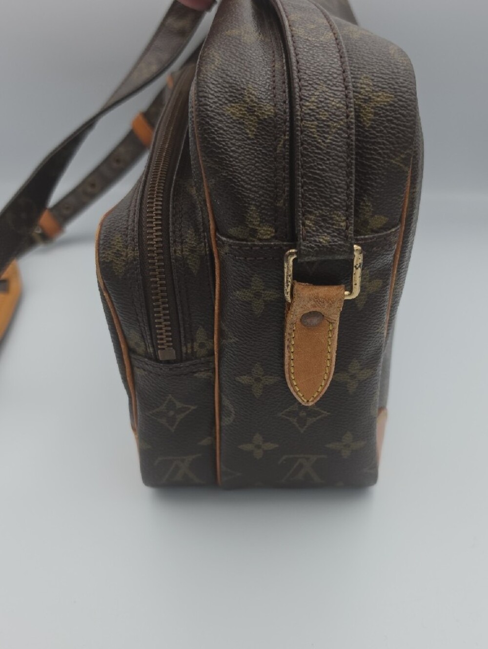 Louis Vuitton Brown Monogram Nil 28 Medium Messenger Unisex Bag COA(VERY GOOD)✨️ - Picture 6 of 16